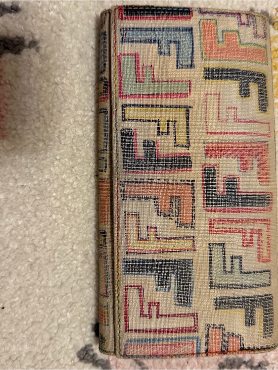 Fendi Handbags - Fendi Multicolor FF Canvas Wallet in Cream, Pink, Orange, Blue, Yellow, Black